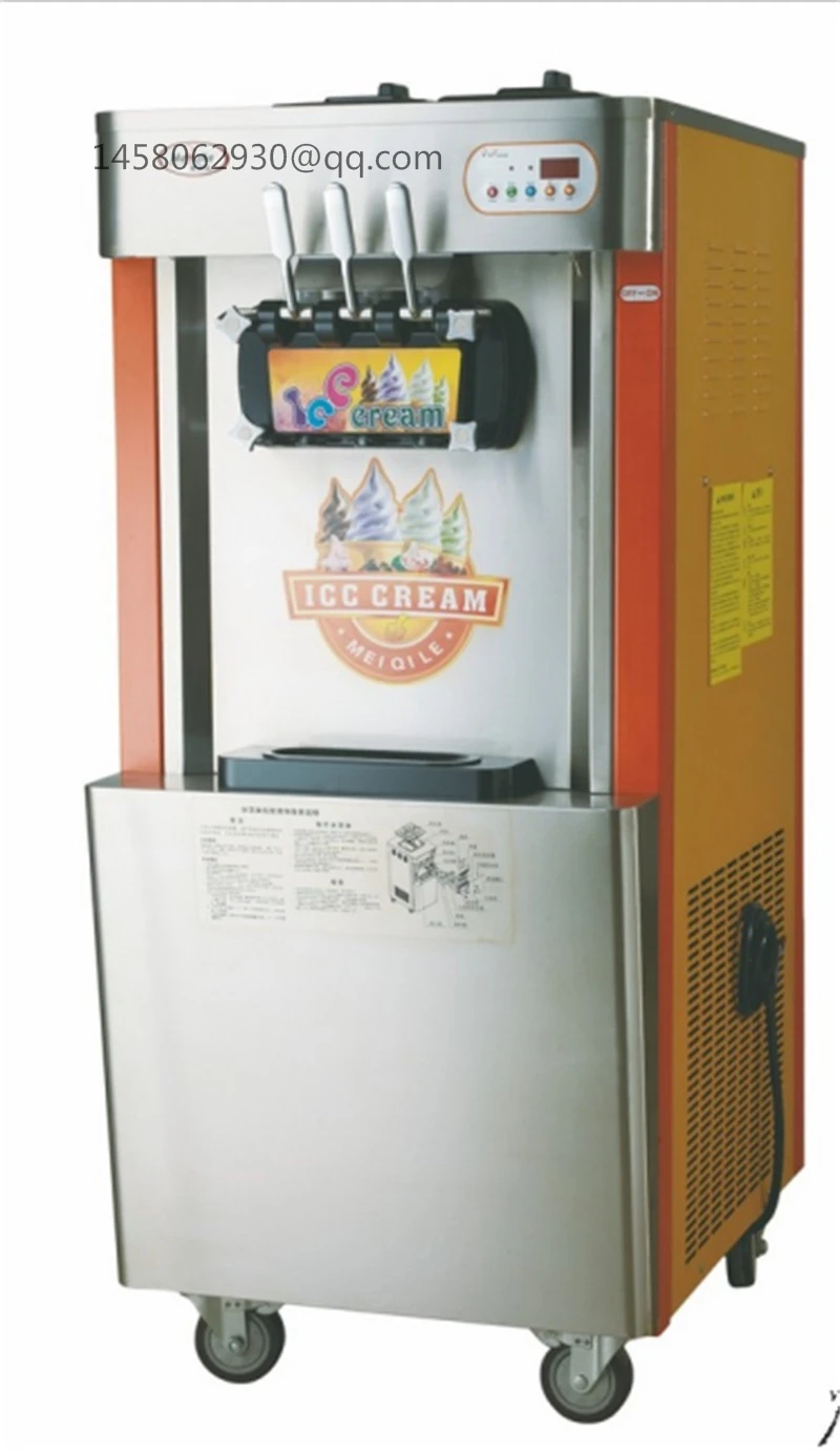 

China wholesale factory price 2+1mixed flavours mobile soft ice cream machine with CE approved