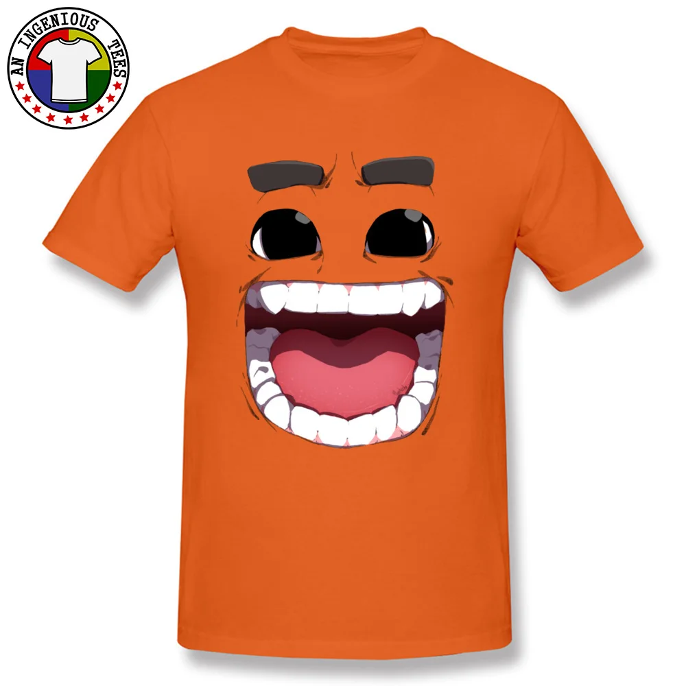 Coupons Men's T Shirt Happy Tee v2.0 Summer T-Shirt 100% Cotton Short Sleeve Design Tshirts O-Neck Top Quality Happy Tee v2.0 orange