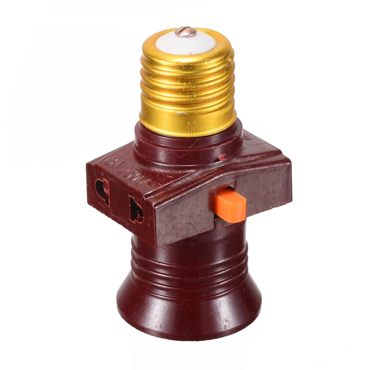 110-250V 6A E27 Screw Light Bulb Base Lamp Base Holder Converter Socket with Socket Switch Adapter Rated Voltage