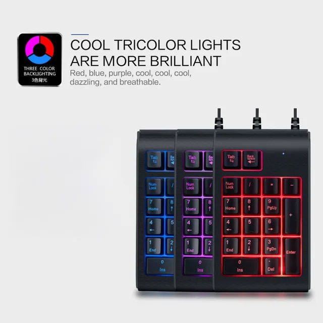 3 Color Backlight Ergonomics Digital Keyboard for Bank Cash Register Financial Numeric Keypad Waterproof Mini Keyboard 3 Color Backlight Ergonomics Digital Keyboard for Bank Cash Register Financial Numeric Keypad Waterproof Mini Keyboard