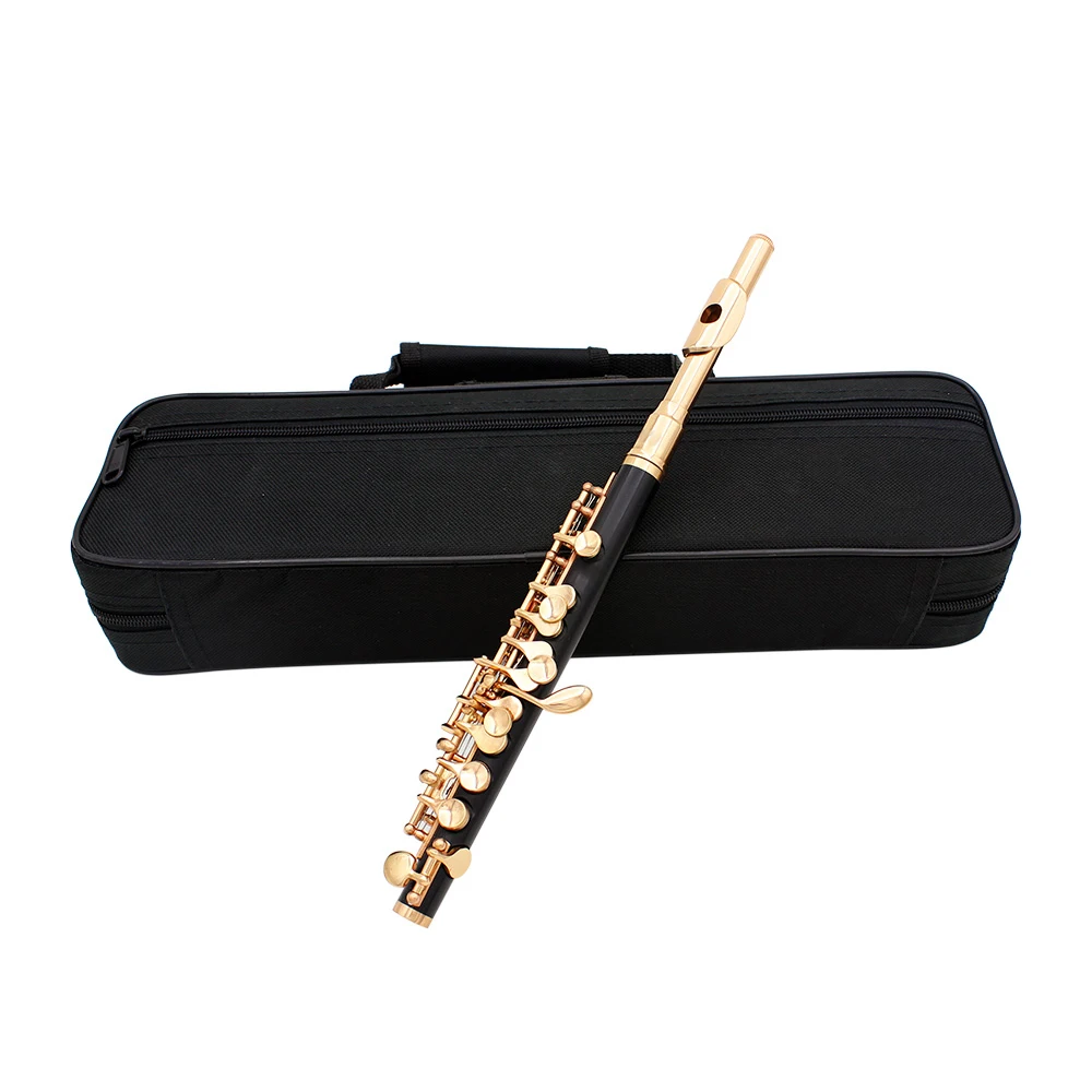 Piccolo Ottavino половинного размера флейта из мельхиора посеребренный C Ключ тон с польской тканью Чистящая палочка Коробка Чехол