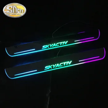 

For Mazda 6 2010~2012 LED Door Sill Scuff Plate Guards RGB 7 colors Moving Light Door Sills Car Accessories