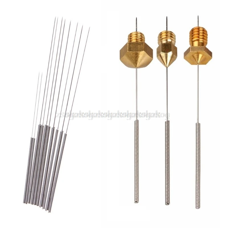 10 قطعة 3D طابعة فوهة تنظيف إبر كيت الفولاذ المقاوم للصدأ تنظيف أداة O19 دروبشيب 10 قطعة 3D طابعة فوهة تنظيف إبر كيت الفولاذ المقاوم للصدأ تنظيف أداة O19 دروبشيب