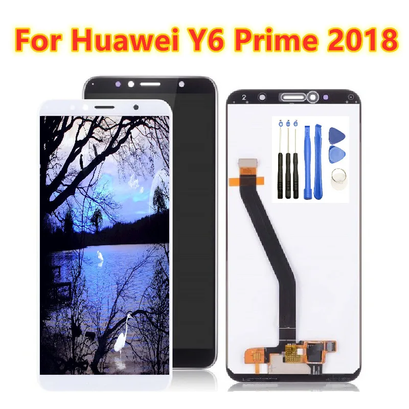 Высококачественный ЖК дисплей для huawei Y6 Prime 2018 ATU LX1 + кодирующий преобразователь