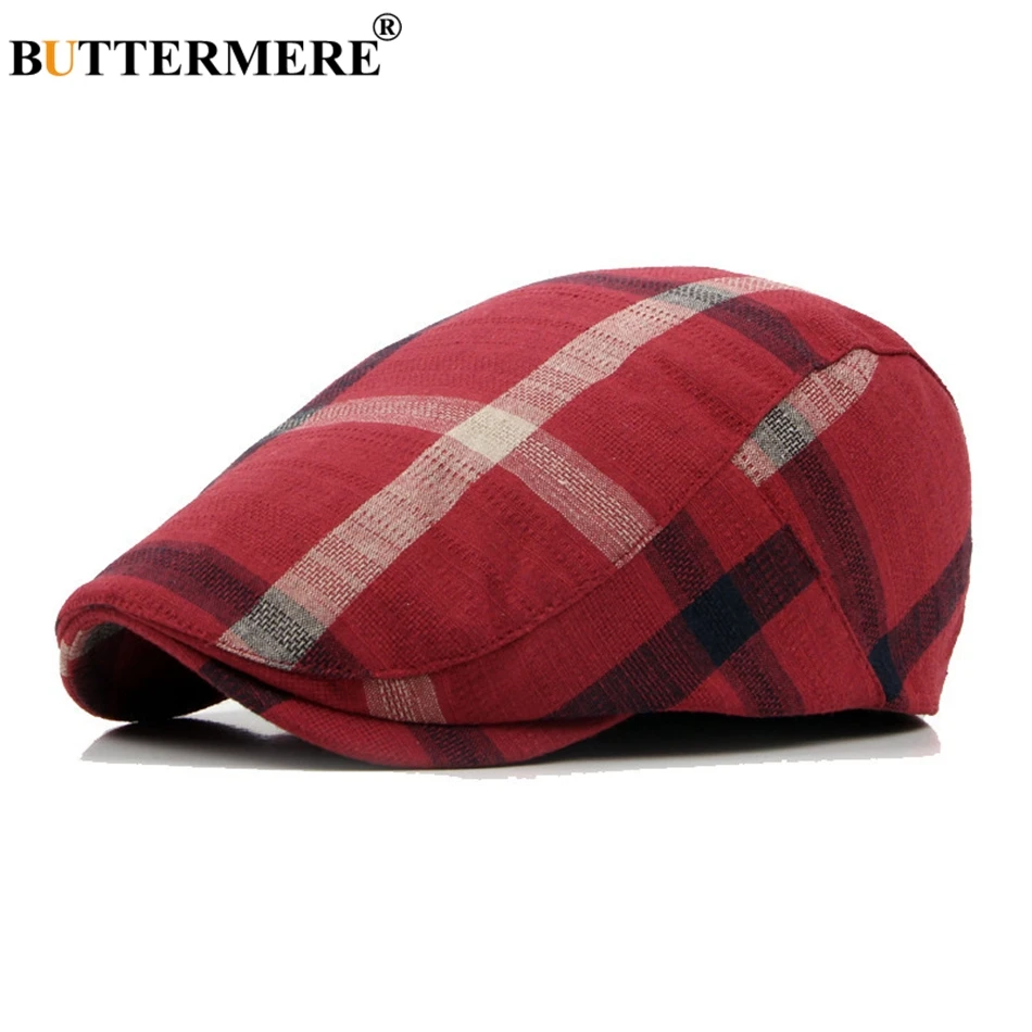 mens tartan caps