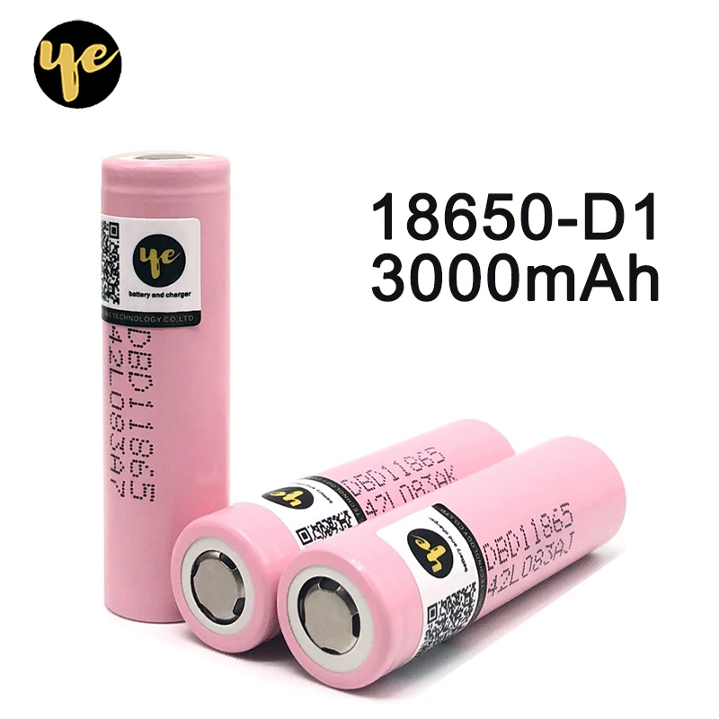 

New Original 3.7v 18650 for LG D1 3000mAh Lithium Li-ion Rechargeable Battery ABD11865 For Laptop flashlight Batteries
