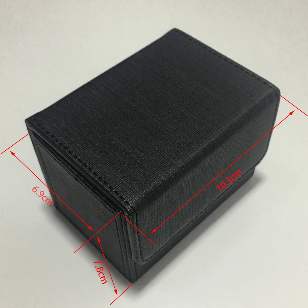 Black Color Top loading and Side loading Small Size Deck Box Top Open Deck Case For Magic Board Game Cards: Black Color Black Color Top loading and Side loading Small Size Deck Box Top Open Deck Case For Magic Board Game Cards: Black Color