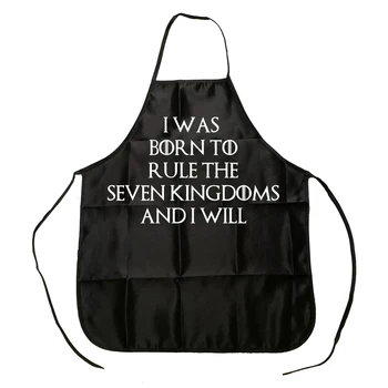 

Born to Rule the Seven Kingdoms Daenerys Targaryen Game of Thrones Apron BBQ Cleaning Cooking Baking Kitchen Apron Fans Gift