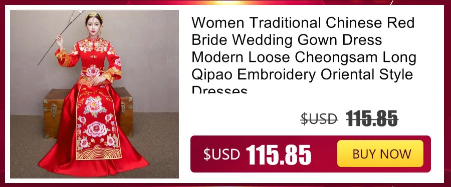 Модные женские туфли феникс вышивка Cheongsam Длинные Qipao Китайский традиционный свадебное платье свободные Винтажные наряды Vestido Oriental