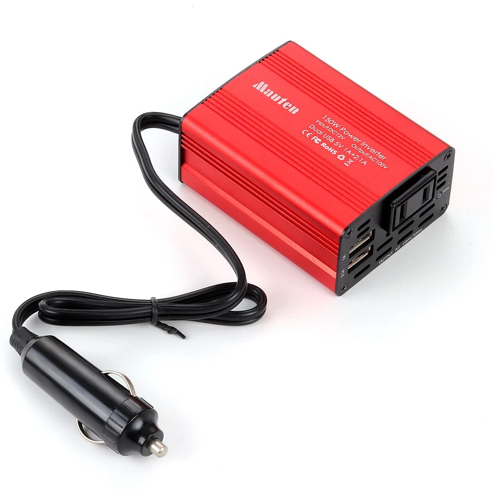 Omvormer 12 V DC naar 110 V/220 V AC 