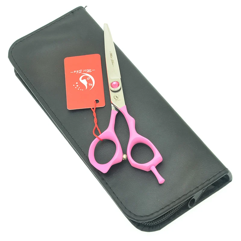 Meisha 6,0 "Розовый Парикмахерские ножницы для укладки набор Japan 440c для стрижки волос Истончение Tesoura нахалы вторглись поставщиков HA0435