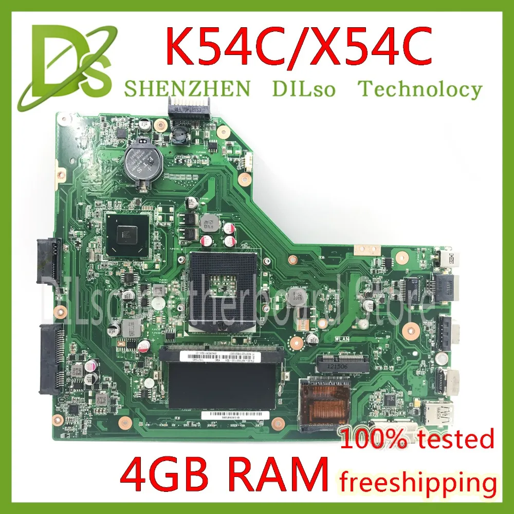 Kefu K54C Материнская плата Asus X54C K54C K54L X54L материнская плата для ноутбука Тесты работу Оригинал 100% материнской платы работа