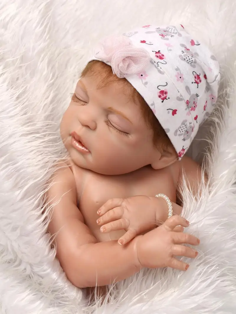 23 ''ручная работа Реалистичная Reborn Baby полное тело силиконовая, виниловая кукла Ванна девушка подарки девочка игрушки для детей кукла