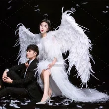 White Big Angle Wings Props DIY Customization for Cosplay photography Game Display Game Party Wedding brides