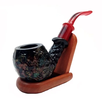 

Classic Short Pipe Chimney Smoking Pipes Mouthpiece Tobacco Pipe Cigar Narguile Grinder Smoke Best Gifts