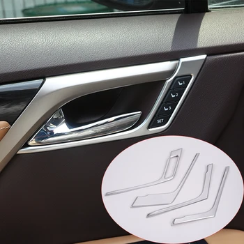 

4pcs Siver ABS Chrome Interior Door Handlr Frame Trim For Lexus RX450 2016 2017 Car-Styling Auto Accessories