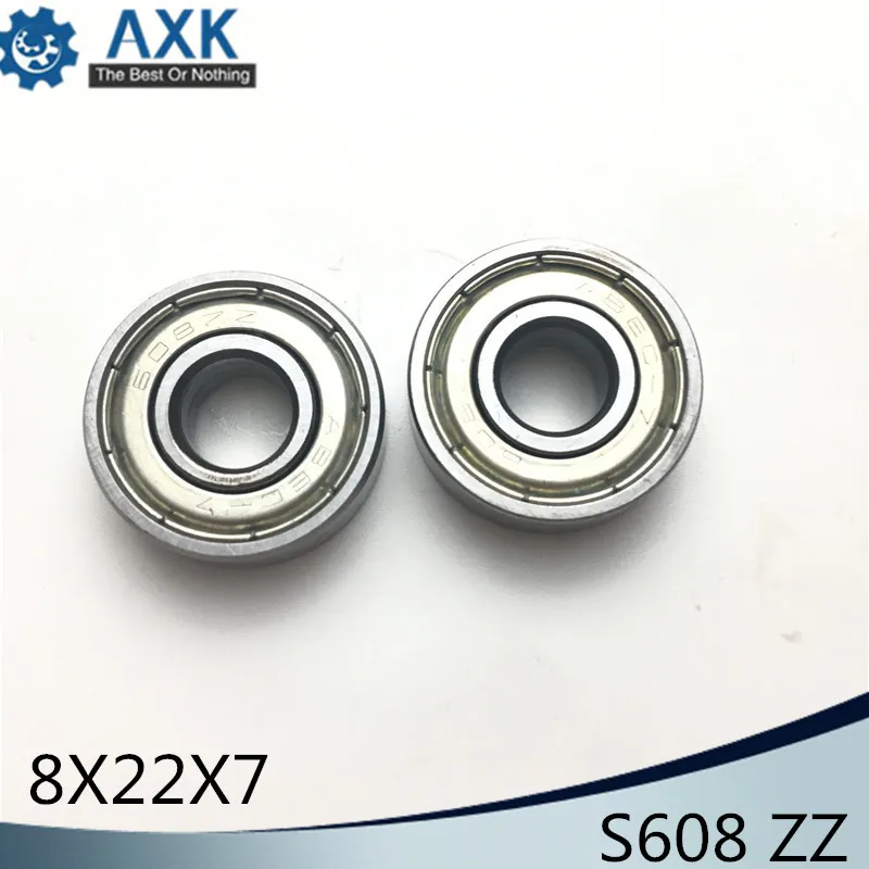 S608ZZ Bearing 8*22*7 mm ( 10PCS ) ABEC-1 440C Roller Stainless Steel S608Z S608 Z ZZ Ball Bearings