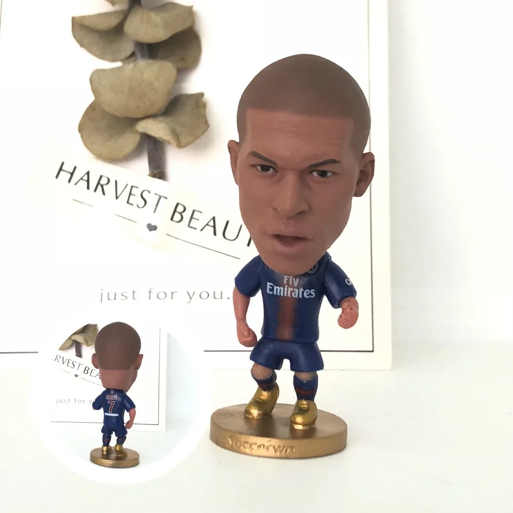 

Soccerwe dolls figurine football stars Mbappe 18-19 7# Prs Movable joints resin model toy action figure dolls collectible gift