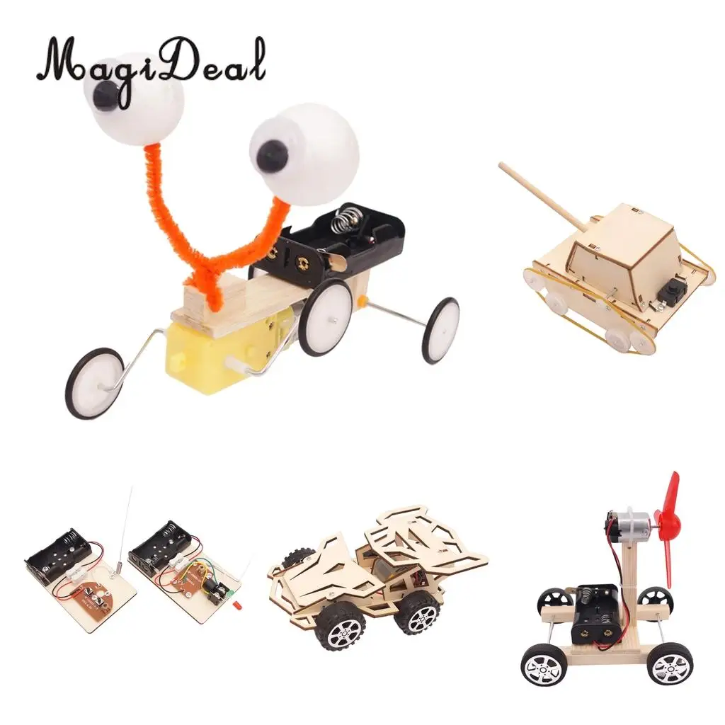DIY Electric Motor Kids Educational Toy Car Robot Tank Motor Gadget Kit Model for Early Physical Learning Children Science Toys	