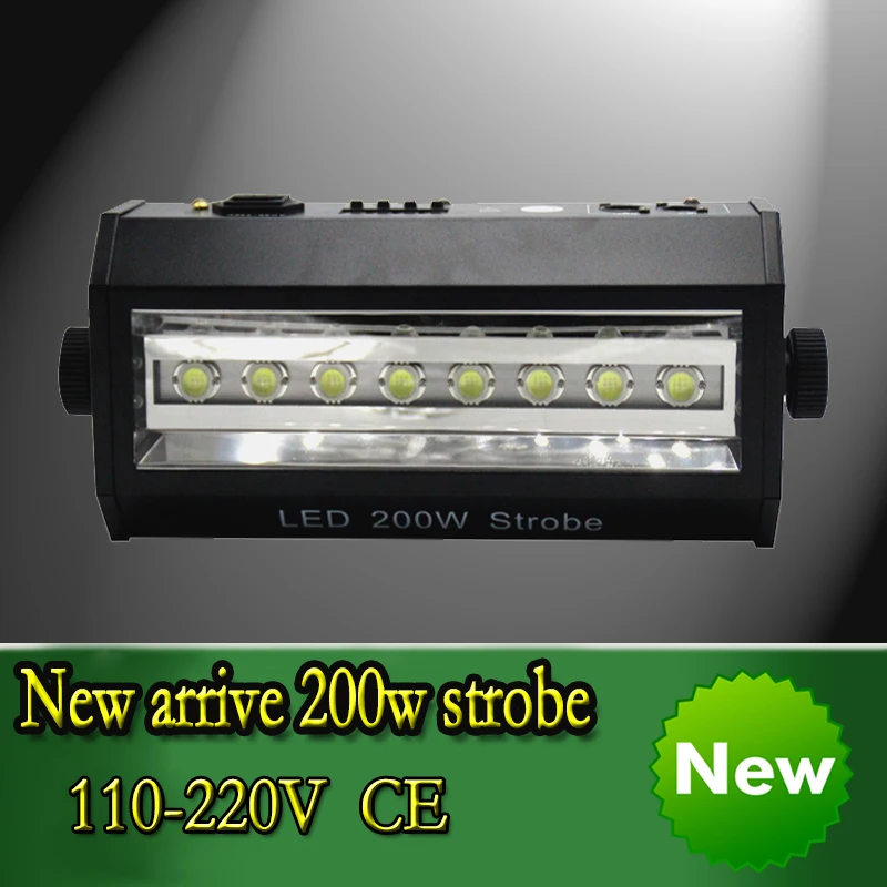 

2017 free shipping 200W LED strobe light DMX dimming dj stroboscope disco club profissional stage lighting for wedding party