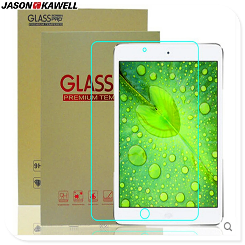 

Tempered Glass Screen Protector for iPad mini 1 2 3 with retail package easy to install with free case free shipping