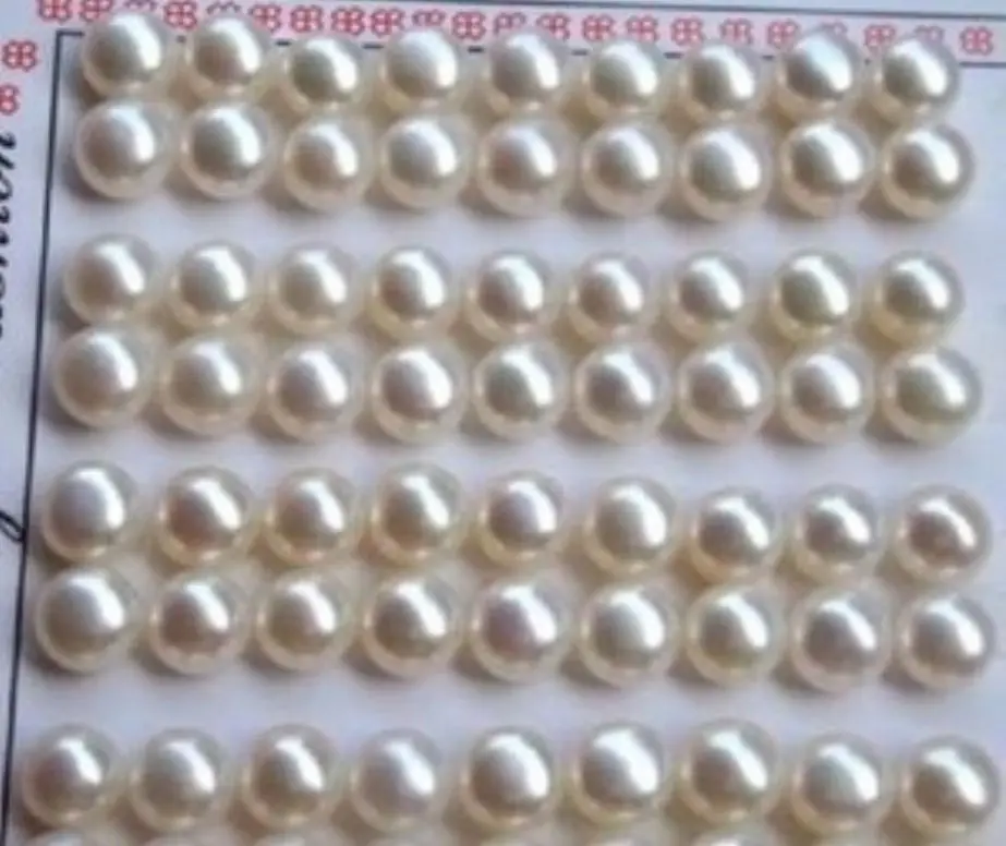 

hot sell new - Hot sale Free Shipping 30PCS >>>>Wholesale 30 pair 8.0-8.5mm white pearl stud earring beads