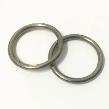 

6pcs pack Gun Black heavy O Rings 20mm inner seamless BUCKLE horse rug saddles tack anti rust bag parts & accessories