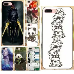 Панда Tp Io Cw Gs Doom Dota 2 Dota2 для Apple iPhone 4 4S 5 5S SE 6 6S 7 8 Plus X XS Max XR мягкий чехол в клетку чехол