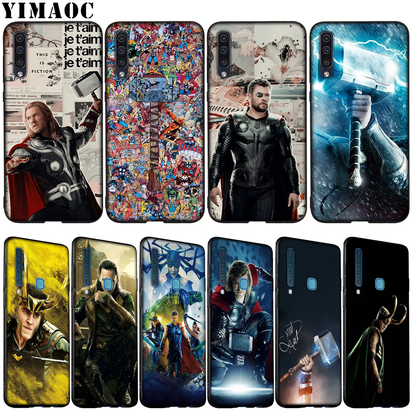 

YIMAOC Marvel Thor and Loki Soft Silicone Case for Samsung Galaxy A70 A60 A50 A40 A30 A20 A10 A10S A20S A30S A40S A50S Cover