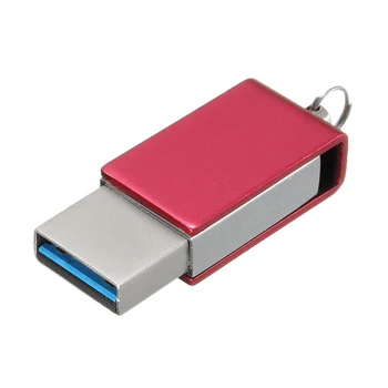 

Multifunction 4 Color USB 3.0 Type-C 2 In 1 16G Rotating USB Flash Drive U Disk External Memory For PC Type-C Smartphone