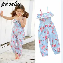 Г. Лидер продаж, повседневные пляжные комбинезоны для маленьких детей Детский цельнокроеный комбинезон принцессы для девочек-подростков, Детский комбинезон с цветочным рисунком