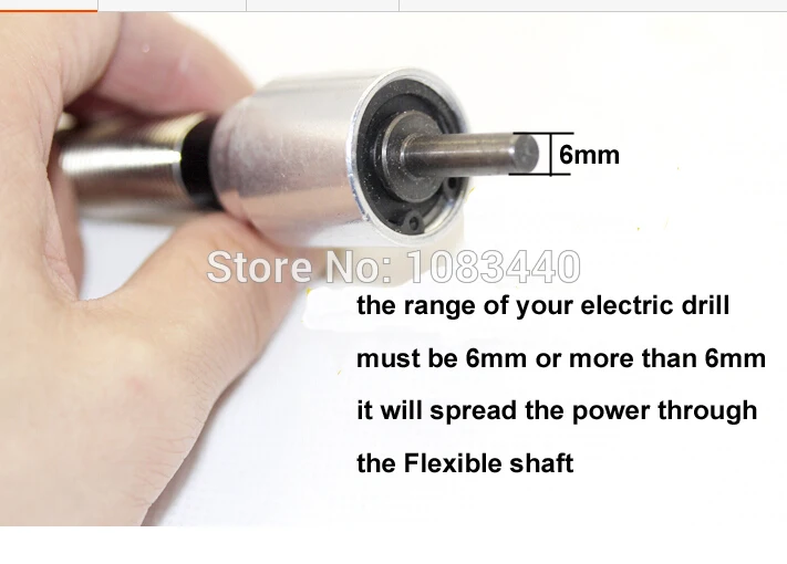 0.3-4mm Handle 6mm Stainless Steel Flexible Shaft Axis Adapted to Electric Drill