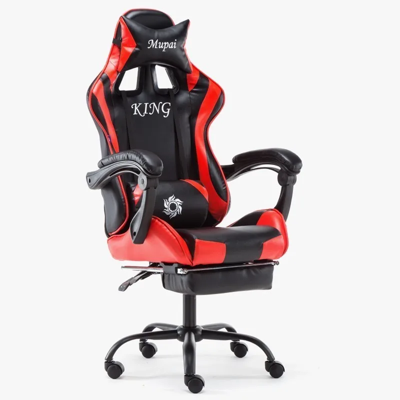  EU Massage Reclining Racing Chair Comfortable Computer Office Chair 360 Degree Revolving Gaming Rec