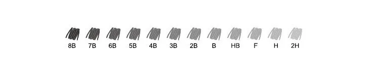Марко Раффин набор из 12 штук карандашей для рисования жестяная коробка Марко 3000-12TN жестяная коробка 8B, 7B, 6B, 5B, 4B, 3B, 2B, B, HB, F, H, 2H
