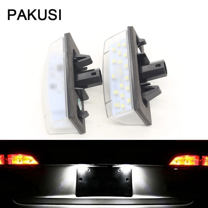PAKUSI 2X светодиодный Автомобильный Номерной Знак 12 В для Toyota Prius ZVW30 Venza Матрица Lexus