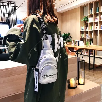 

Woman Bag 2019 Summer New Shoulder Messenger Fashion Wide Strap Chest heuptas dames belly bags for women nerka saszetka