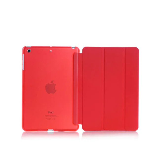 Умный чехол из искусственной кожи с функцией автоматического сна для Apple ipad 9,7 дюймов чехол для ipad I Pad 9,7 дюймов 9-f-7 полный Чехол - Цвет: Красный
