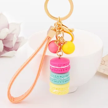 

Cake Bag Charm Hot Women Modern Bag Ornament Trinket 2018 New Creative Macarons