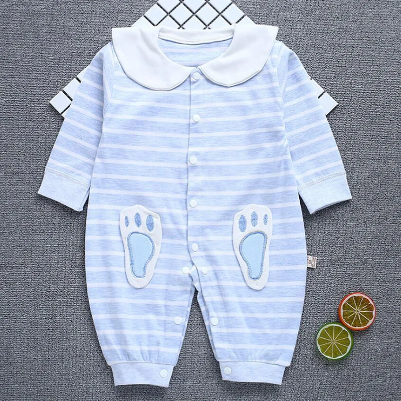 0 1T Baby Rompers Long Sleeve Clothes New born Boys Girls Jumpsuits