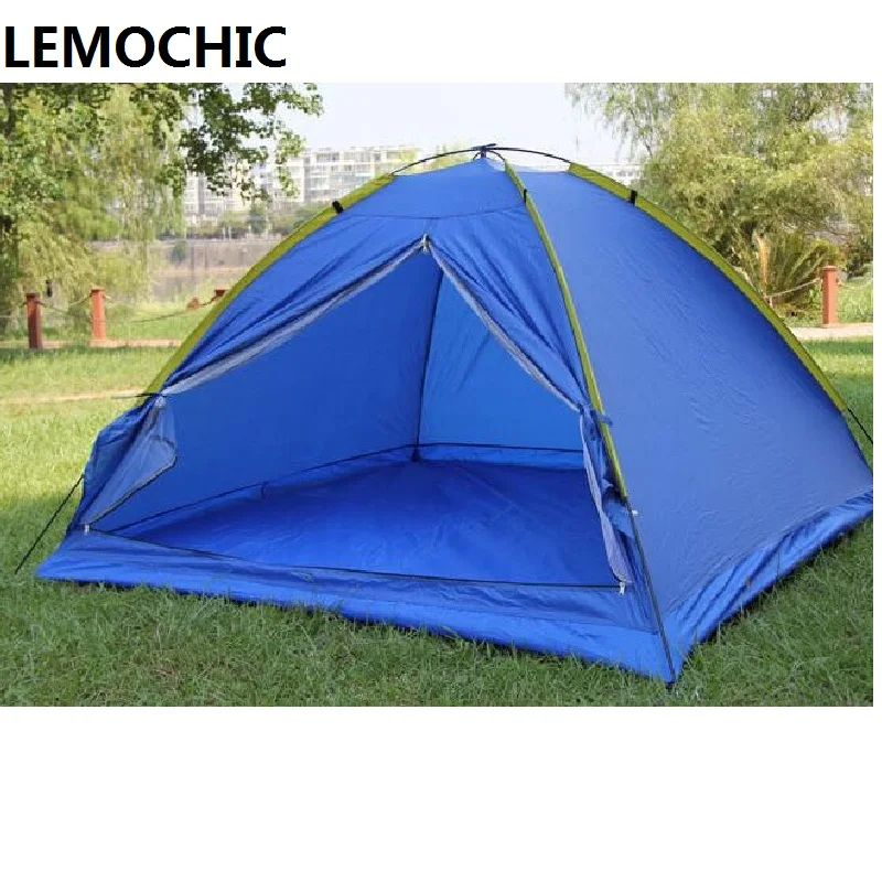 Ultralarge high quality 3-4 Person outdoor camping tents waterproof beach  barraca hunting fishing Single gazebo ultralight tent