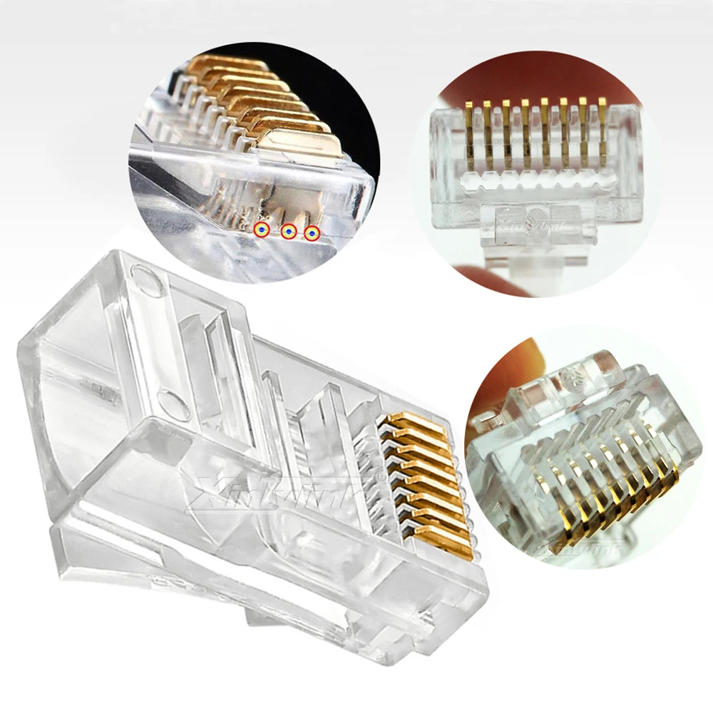 Conectores rj45 cat5 cat5e cat6 rede Feature c : Network Connector