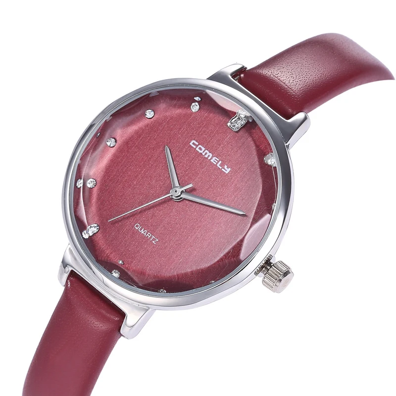

Women Fashion Simple Quartz Watch Soft Leather Strap High Quality Casual Waterproof Lady Wristwatch Gift for Wife 2019