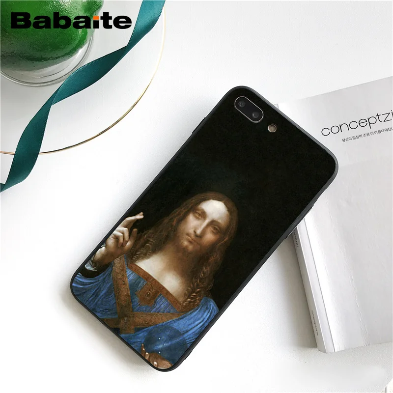 Babaite Leonardo da Vinci Мона Лиза ПЭТ кошка художественная эстетика PhoneCase для iphone 11 Pro 11Pro Max 8 7 6 6S Plus X XS MAX 5S SE XR