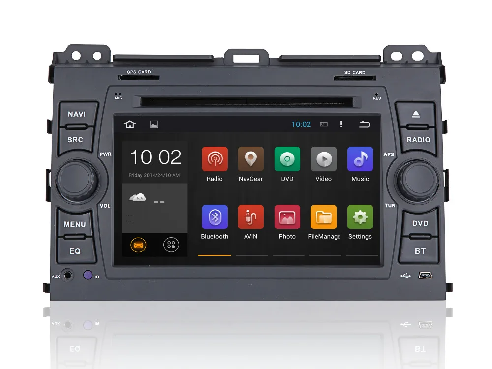 Top Android 8.1 Quad core 2G RAM Car DVD Player for Toyota Land Cruiser Prado 2004-2009 Car GPS Navigation system Radio BT Stereo 0 Top Android 8.1 Quad core 2G RAM Car DVD Player for Toyota Land Cruiser Prado 2004-2009 Car GPS Navigation system Radio BT Stereo 0