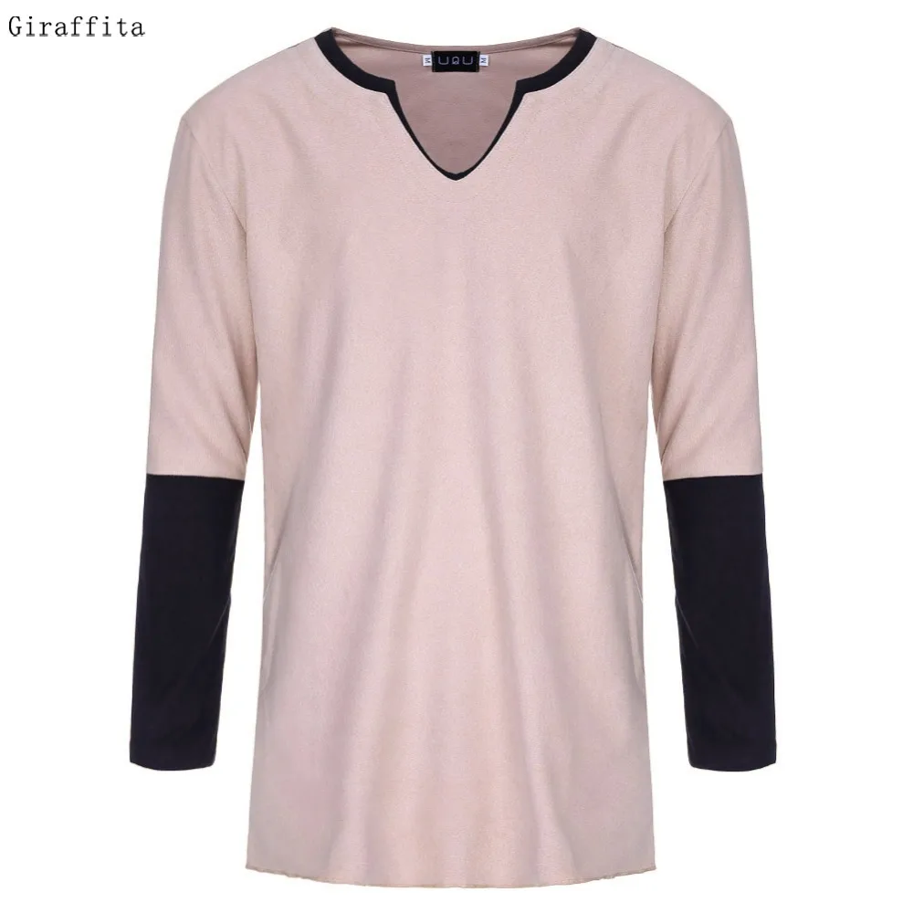 2017 Fashion Mens Slim Fit Long Sleeve T font b Shirts b font Stylish Luxury font