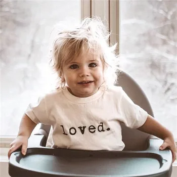 EnkeliBB Toddler Boys Girls White T Shirt Children Summer Clothes Fashion Letter Pattern Tess Boy Tshirt Kids Rainbow T Shirt 5