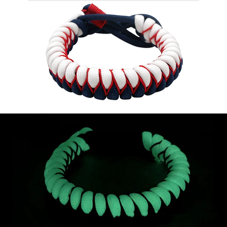 LKO Новое поступление светящийся браслет ручной вязки фосфоресцирующий для мужчин и женщин подарок национальный стиль браслет
