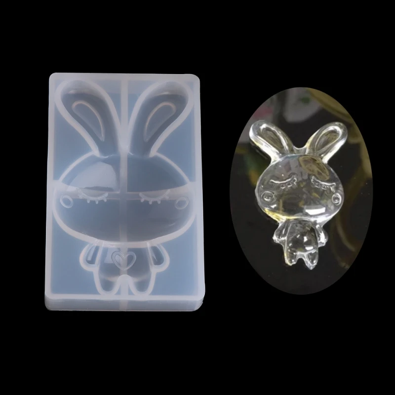 

Rabbit Shape Silicone Mold Cake Jelly Chocolate Making Tools Decoration Baking -W128