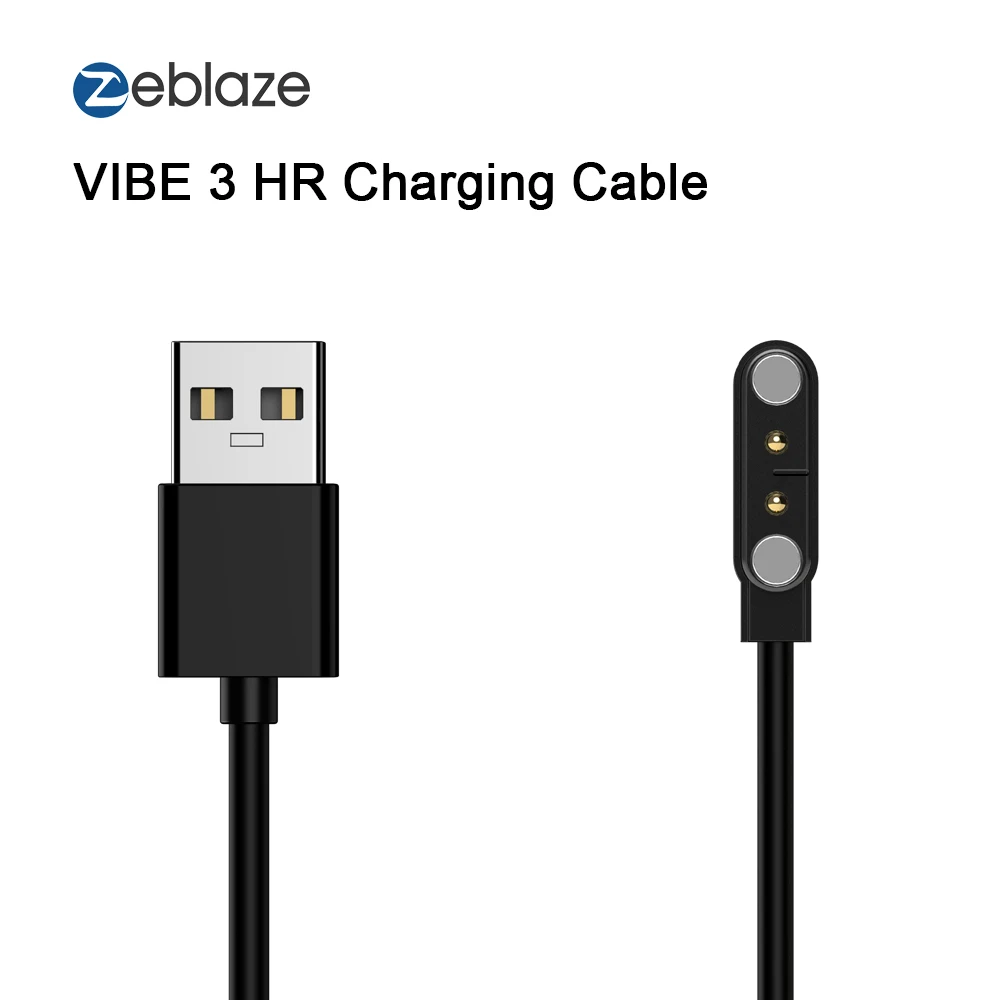 Магнитный usb-кабель для зарядки Zeblaze VIBE 3 HR - Цвет: Black