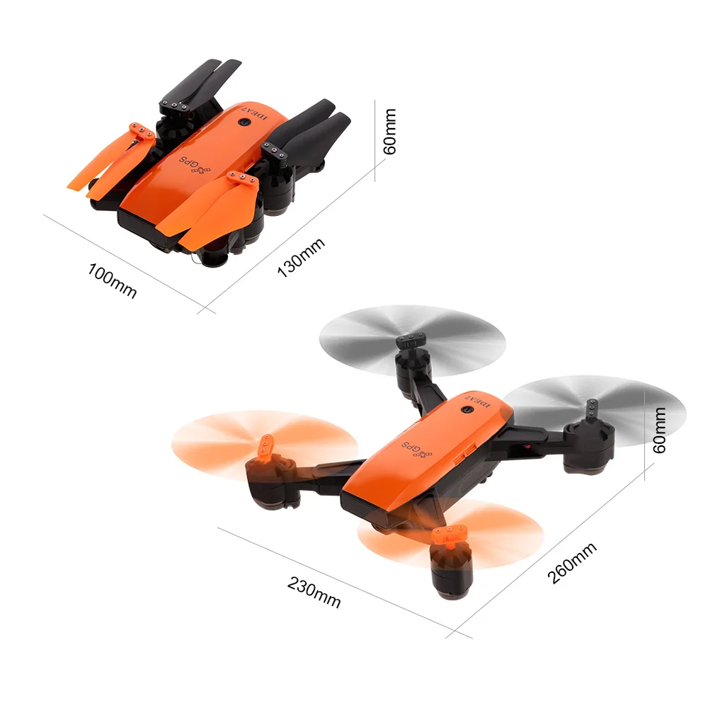 720P Wide Angle Camera Drone Wifi FPV GPS Drone Altitude Hold Foldable Selfie RC Quadcopter Dron Gifts (19)
